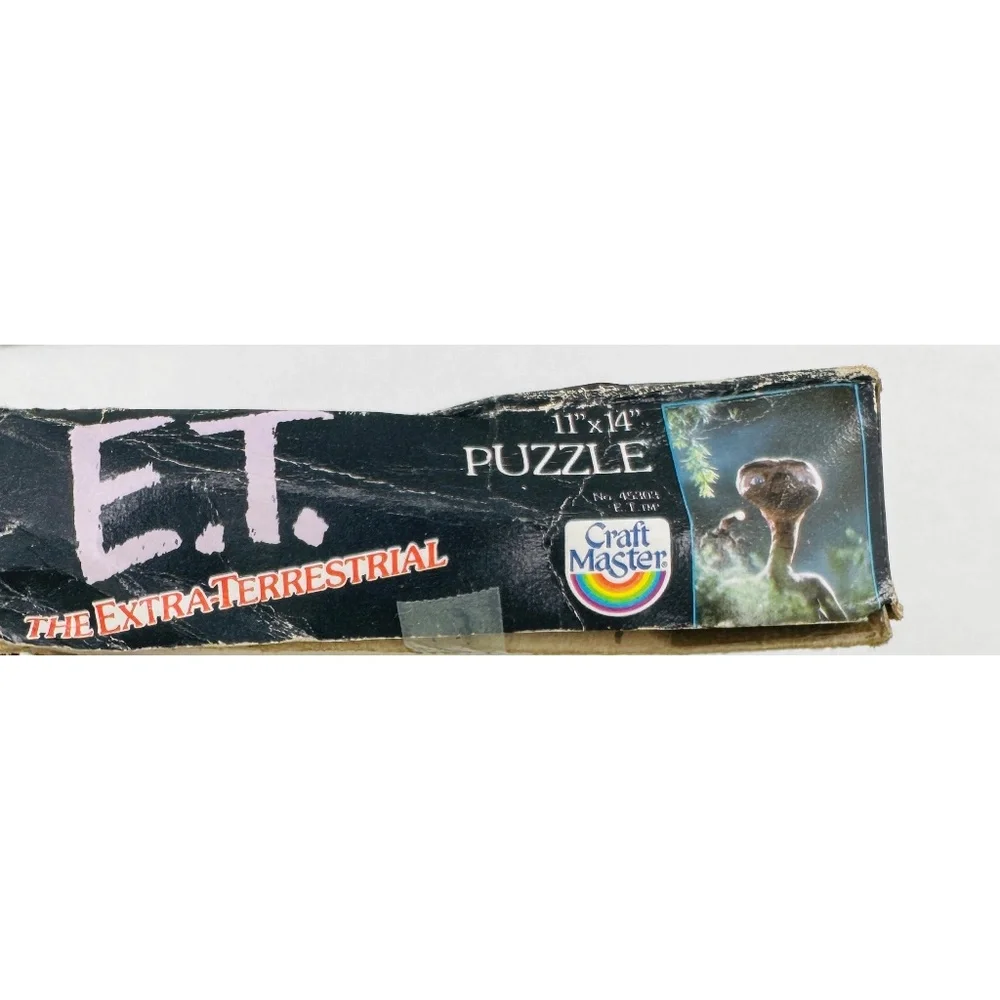 ET Extra-Terrestrial Movie Scene Vintage Puzzle‎